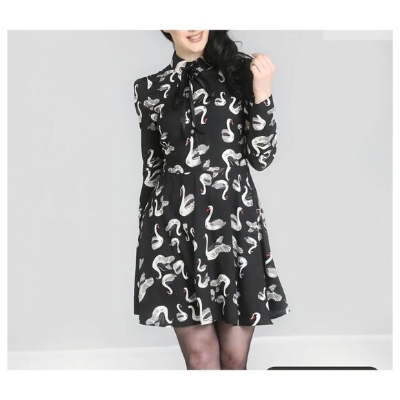 Hell Bunny Odette Vintage Retro  Dress Size 3XL - Picture 1 of 4